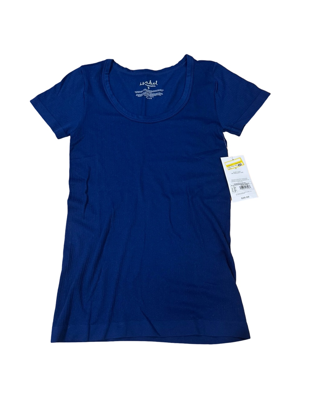 Isabel Maternity Seamless Rib Knit Tee, Size Small